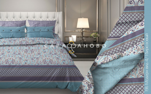 Ткань бязь 220 см 120 гр рис  Модерн 4/1