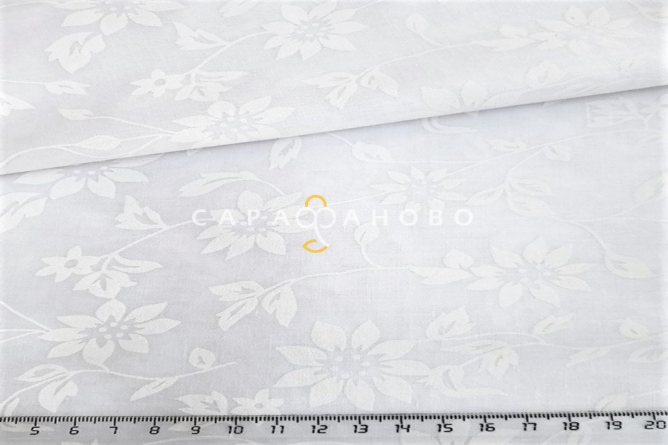 Ткань Поликоттон ажурный 220 см рис 008