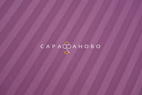 Ткань Страйп-Сатин 240 см рис. 35001 Баклажан (полоса 1х1)