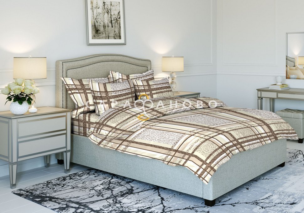 Ткань Бязь 220 см рис. 9179-2