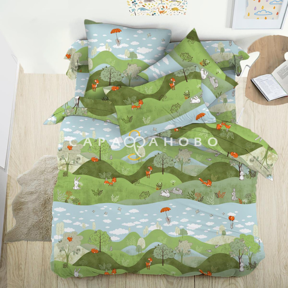 Ткань Бязь Комфорт 150 см набивная