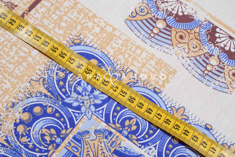 Ткань Бязь 150 см 140 гр рис. 7в1/1 Арабески