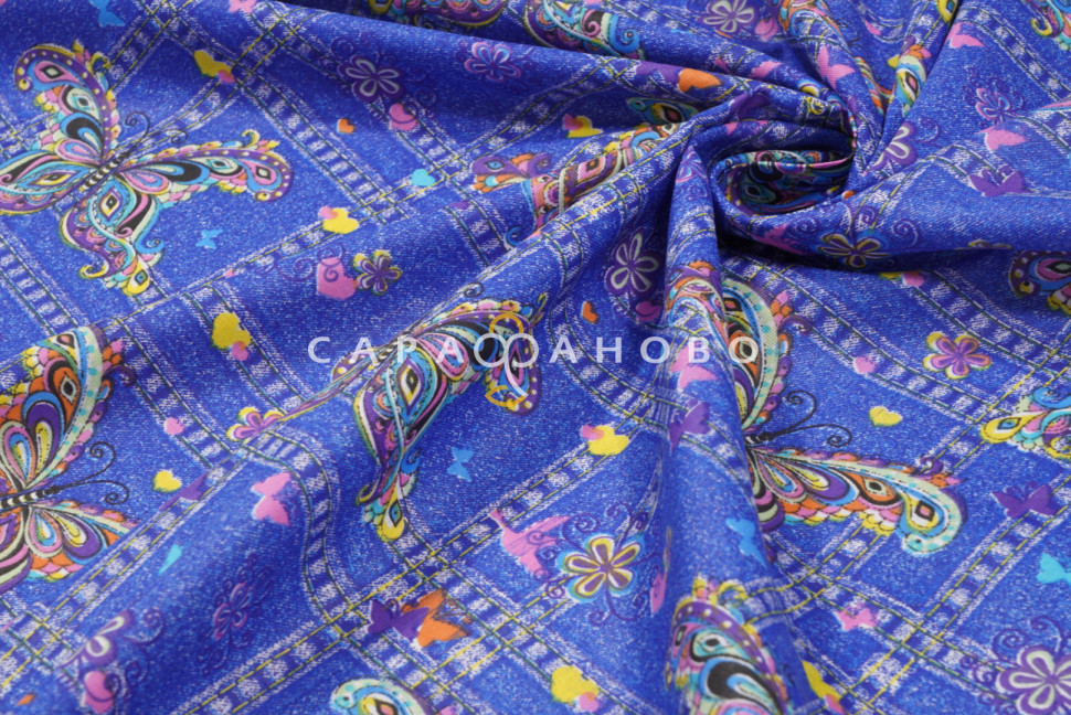 Ткань бязь 150 см 142 г/м2 плательная рис 1603