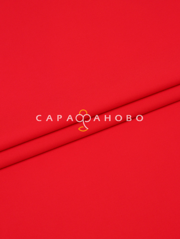 Саржа гладкокрашеная 150 см, 032 Красный 260 +/- 13 г/м2