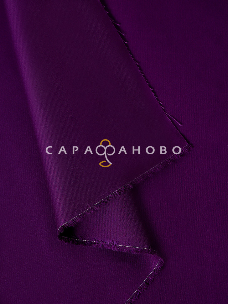 Саржа гладкокрашеная 150 см, 053 Баклажан 240 +/- 13 г/м2
