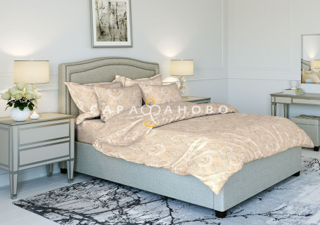 Ткань Бязь Фея 220 см 120 гр рис 9268 Брюссельское кружево 1