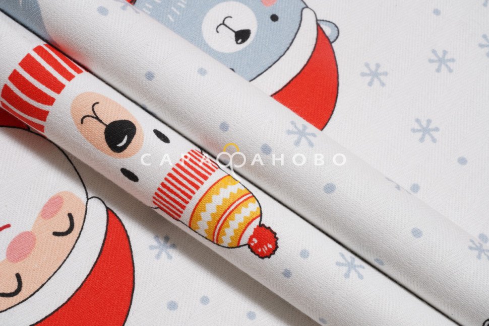 Ткань Дорожка набивная 50 см "Счастливый праздник" рис 29109 вид 1 На отрез, фото 3