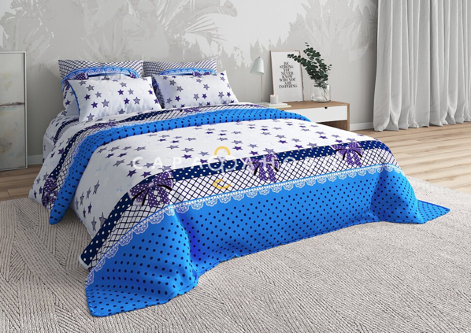 Ткань Бязь 220 см рис. Элегия (основа)