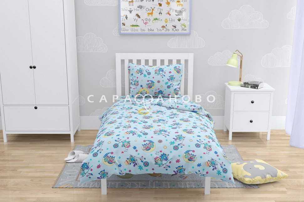 Ткань Бязь 150 см 120 гр рис. 7559-2
