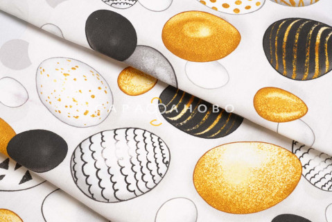 Ткань Дорожка 50 см рис 35069 вид 1 Пасхальное ассорти