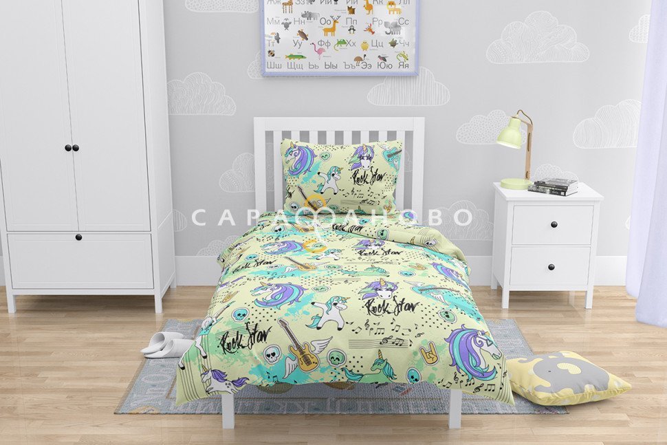Ткань Бязь 150 см рис. 9469-2