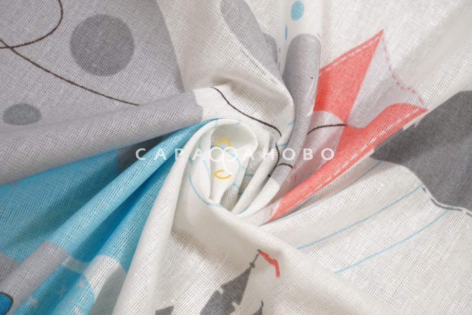 Ткань бязь детская коллекция 150 См. Сновидения (3067-1)