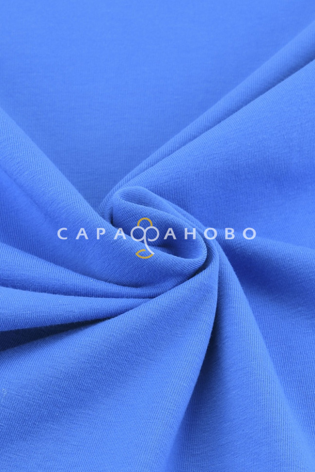 Ткань 30/1 Пенье Фулл Лайкра Кулирка Рулон Темно-Бирюзовый, фото 1