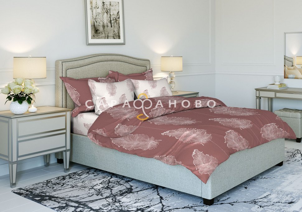 Ткань Бязь 220 см рис. 9050+9051(1)