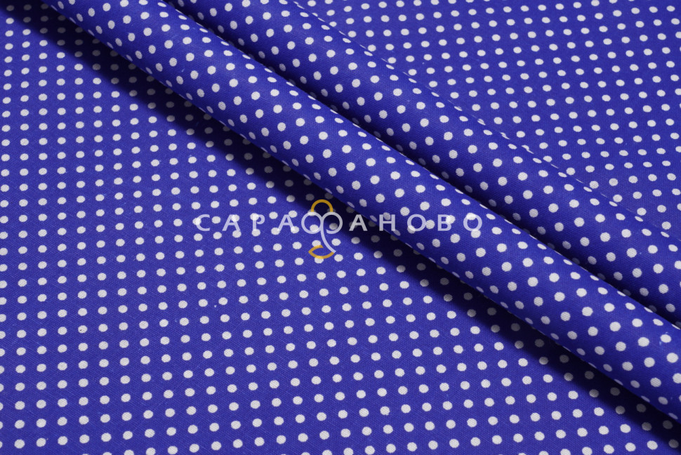 Ткань Бязь 150 см 120 гр Мелкий горошек 1590-21