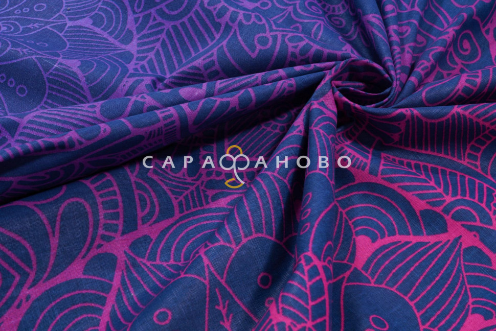 Ткань Бязь 220 см рис. 12492-1 Энигма