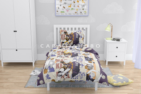 Ткань Бязь 150 см рис. 9930-1 "Баскетбол"