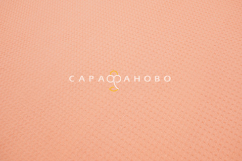Полотно вафельное 150 см (7х7) гл/кр №025 Персик