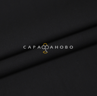 Полотно палаточное чёрное ш. 150 см пл. 280 гр/м2