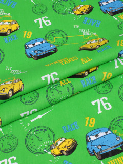Поплин набивной 150 см, 871-2 Гонки 110 +/-7 г/м2