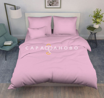 Ткань Бязь 220 см 120 гр гл/к рис РОЗОВЫЙ ФАРФОР