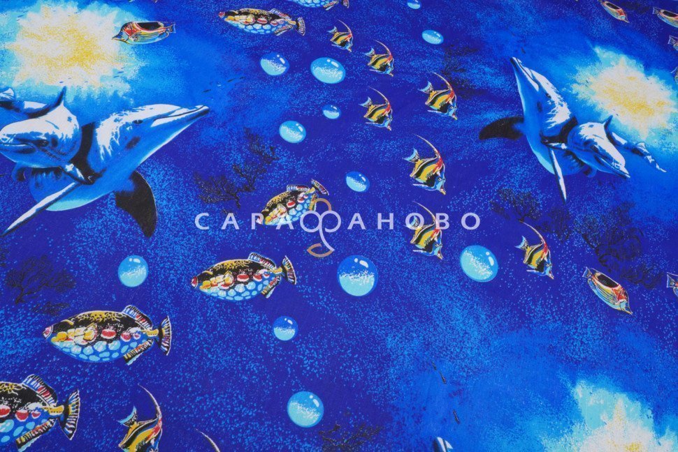 Ткань Бязь 150 см рис. 1208 