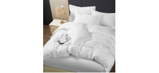 Микрофибра страйп 100% п/э 220 см (90) диз. 1x1 White (G), фото 1