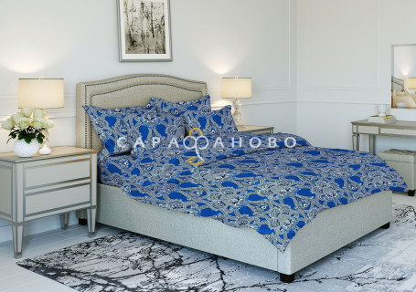 Ткань Бязь 220 см рис. 9268-3 "Брюсельское кружево"