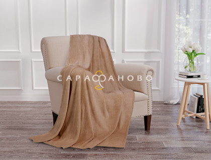 Ткань Велсофт (Аэрософт) глк 205 см 190 гр Какао