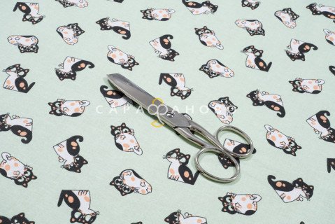 Ткань Ситец 95 см рис 29150 вид 3 "Котики"
