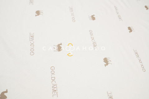 Ткань Тик 100% хлопок 220 см набивной диз GOLD CAMEL S М