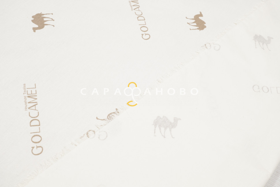 Ткань Тик 100% хлопок 220 см набивной диз GOLD CAMEL S М