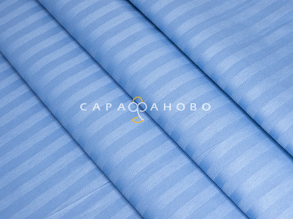 Ткань Страйп-сатин 240 см 1-1 Дымка 40*40