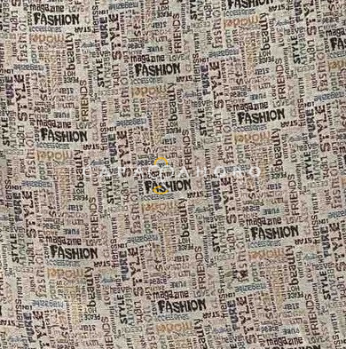Ткань Гобелен жаккард 150 см рис KS30