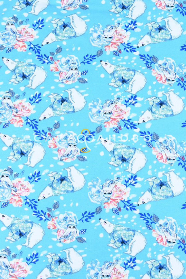 Ткань 30/20 Карде 2-х Нитки Реактив Рулон С Начесом rs-100031 v1, фото 1