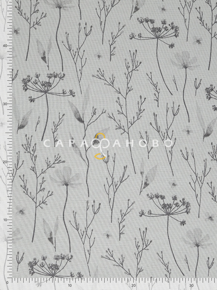 Рогожка набивная 150 см, 1243-2п Гербарий 150 +/- 10 г/м2
