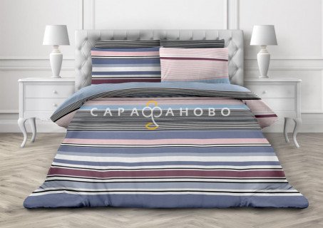 Ткань Бязь Комфорт 220 см рис 6471 вид 1 "Танго"