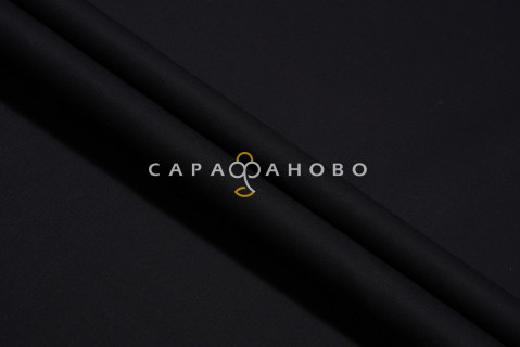 Ткань Саржа 150 см 240 гр/м2 №316 Черный