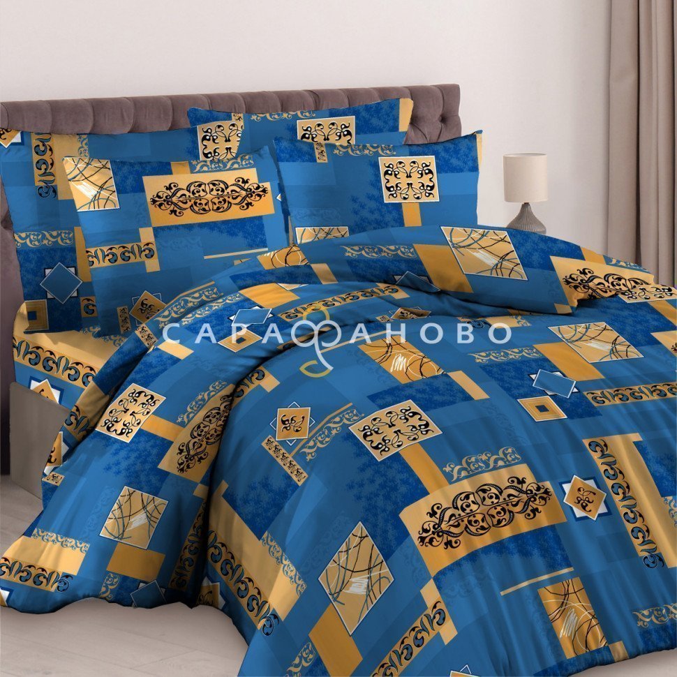 Ткань Бязь 150 см рис Вензель 1101 вид 1