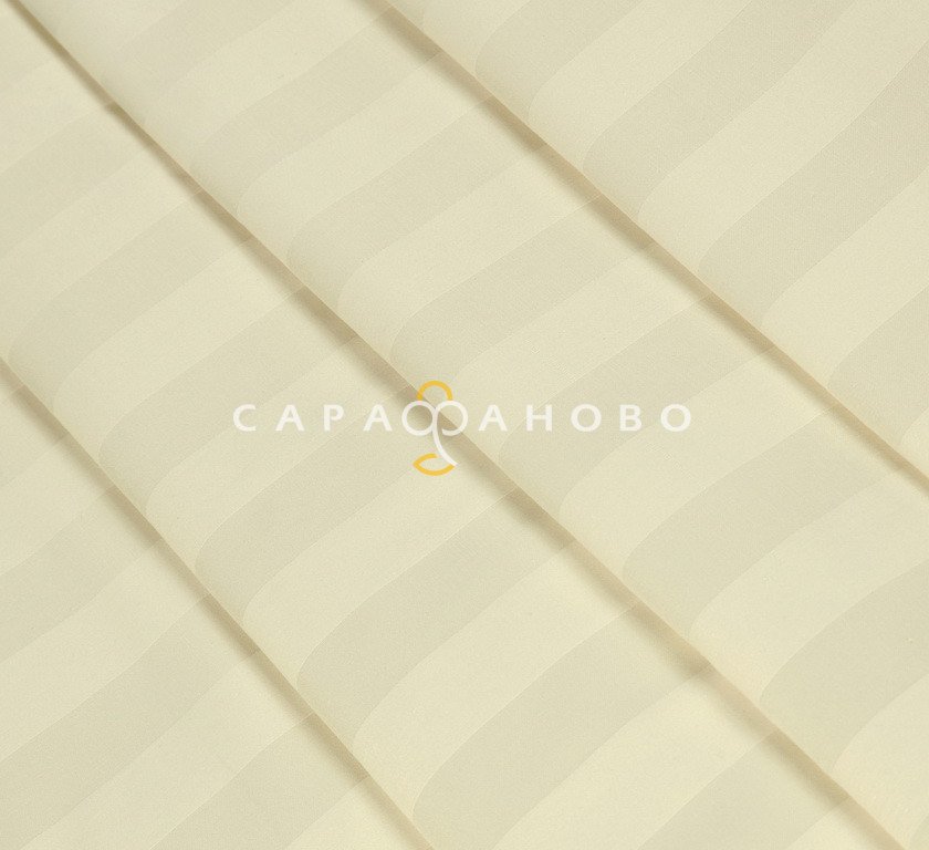 Ткань Страйп-сатин 240 см 3-3 Шампань