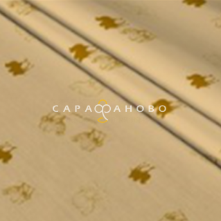 Тик набивной 220см "Хлопок" рис CAMEL 1 М