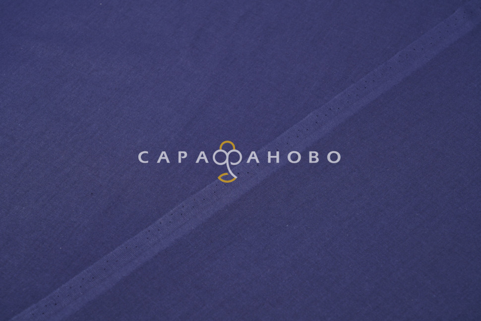 Ткань Поплин гл/к 220 см 117 гр Индиго