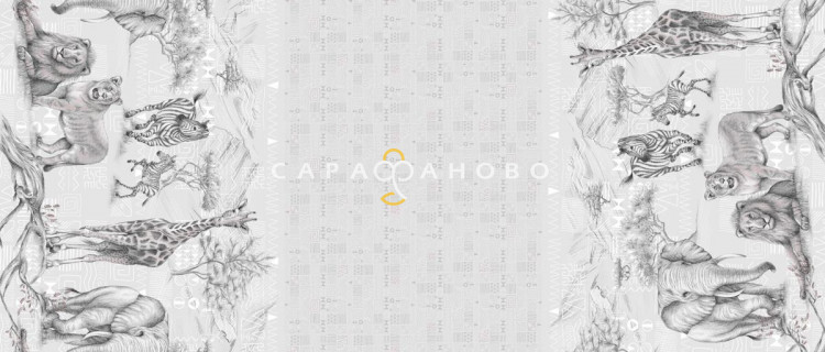 Ткань Рогожка 150 см арт. 904 рис 29076 вид 2 Сафари