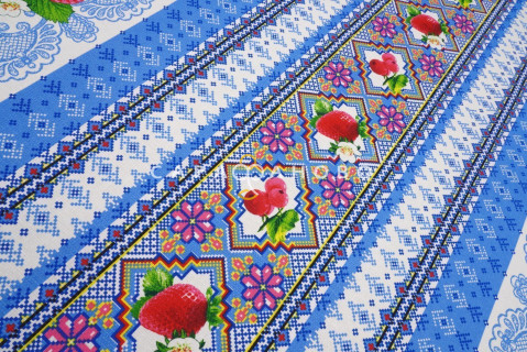 Ткань Вафельное полотно 150 см рис. 10600/1 Лето