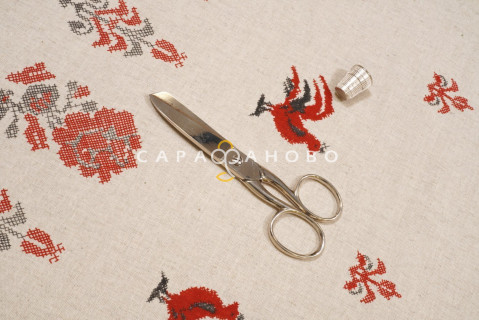 Ткань Полулён 150 см рис. 4014