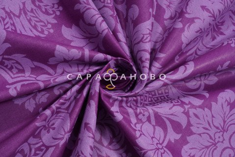 Ткань Поплин Жаккард 220 см рис. 10333/7 Сапфир