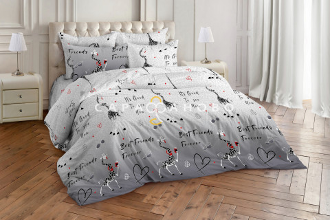 Ткань Бязь 220 см рис. 12520/1 Жирафы